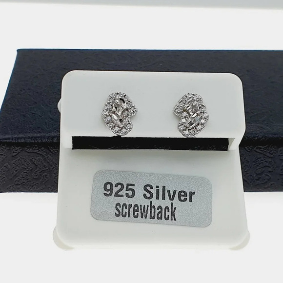 - 925 sterling silver luxury CZ earrings for women/girls, Best for  RJUS21… - Picture 5 of 11